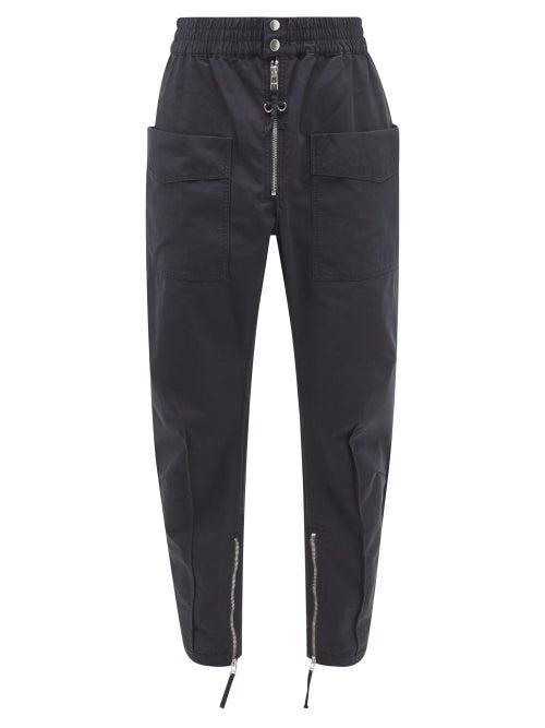 Isabel Marant - Tilsen Cotton-canvas Cargo Trousers - Mens - Black