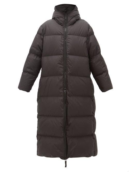 Matchesfashion.com Katharine Hamnett London - Claude Long Quilted Down Coat - Womens - Black