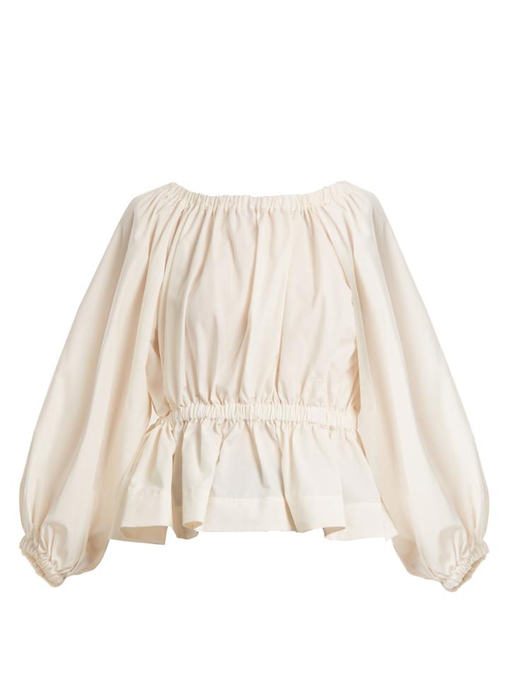 Molly Goddard Marion Elasticated-waist Cotton Top