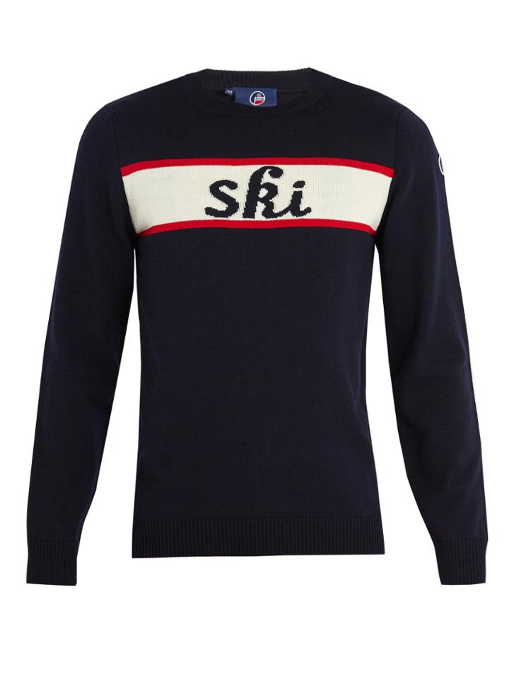 Fusalp Ski-intarsia Wool Sweater