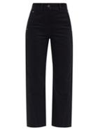 Matchesfashion.com Lemaire - Twisted Cropped Jeans - Womens - Black