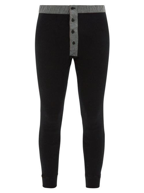 Matchesfashion.com Hemen Biarritz - Organic Cotton Jersey Sweatpants - Mens - Black