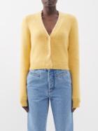 Jacquemus - Lazo Braided Textured Cardigan - Womens - Yellow