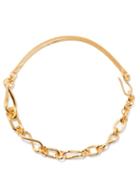 Loewe - Gold-plated Sterling-silver Chain Necklace - Womens - Gold