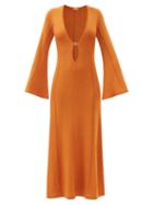 Dodo Bar Or - Juna Lam-jersey Midi Dress - Womens - Orange