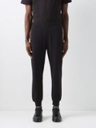 Alexander Mcqueen - Logo-tape Cotton-jersey Track Pants - Mens - Black Multi