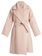 Matchesfashion.com Bottega Veneta - Double Faced Cashmere Coat - Womens - Light Pink