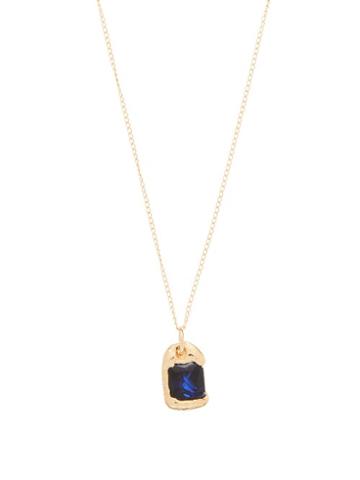 Mens Fine Jewellery Bleue Burnham - The Rose Sapphire & Gold Necklace - Mens - Gold Multi