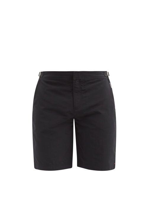 Matchesfashion.com Orlebar Brown - Dane Low-cut Swim Shorts - Mens - Black