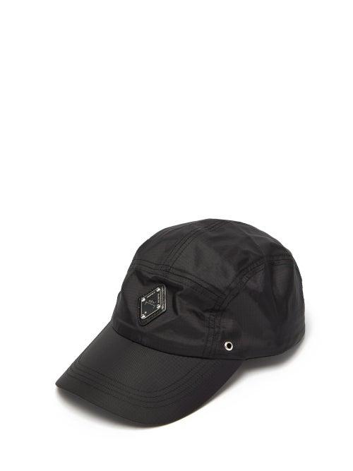 Matchesfashion.com A-cold-wall* - Logo Plaque Nylon Cap - Mens - Black