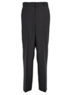 Prada Checked Wool Trousers