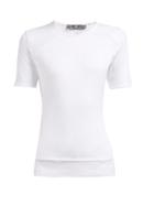 Matchesfashion.com Adidas By Stella Mccartney - Essential Mesh Panel Performance T Shirt - Womens - White