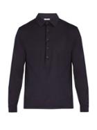 Tomas Maier Long-sleeved Cotton Polo Shirt