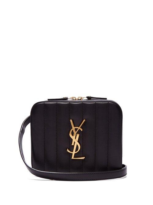 Matchesfashion.com Saint Laurent - Vicky Leather Belt Bag - Womens - Black