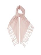 Matchesfashion.com Brunello Cucinelli - Lightweight Tasselled Cashmere-blend Scarf - Womens - Light Pink