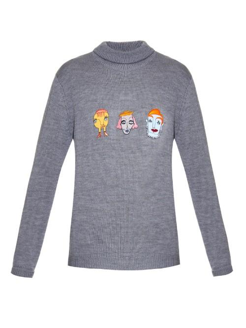 Shrimps Hunk Merino-wool Sweater