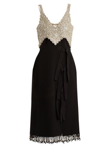Altuzarra Elan Bead-embellished Silk Dress