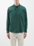 Ymc - Dean Patch-pocket Organic-cotton Shirt - Mens - Green
