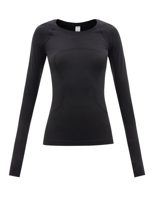 Lululemon - Swiftly 2.0 Technical-mesh Long-sleeved T-shirt - Womens - Black