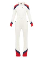 Matchesfashion.com Perfect Moment - Allos Chevron Panel Technical Hooded Ski Suit - Womens - White