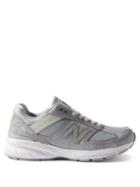 New Balance - Made In Usa 990v5 Faux-suede Trainers - Womens - Grey