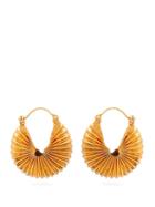 Matchesfashion.com Karry Gallery - Gold Plated Fan Hoop Earrings - Womens - Gold
