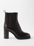 Isabel Marant - Lalix Leather Chelsea Boots - Womens - Black