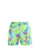 Matchesfashion.com Vilebrequin - Moorea Floral And Gecko-print Shell Swim Shorts - Mens - Green Multi