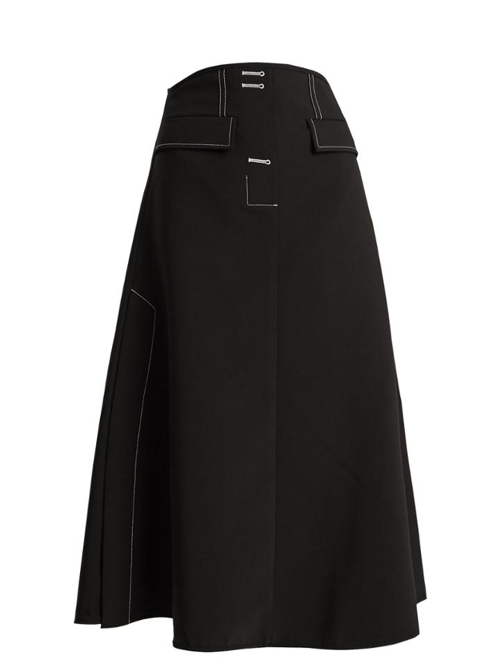 Ellery Eunice A-line Midi Skirt