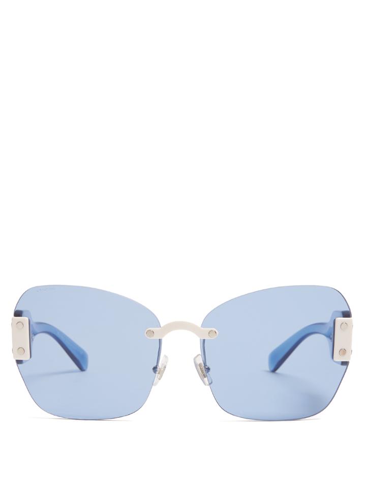Miu Miu Butterfly-frame Acetate Sunglasses