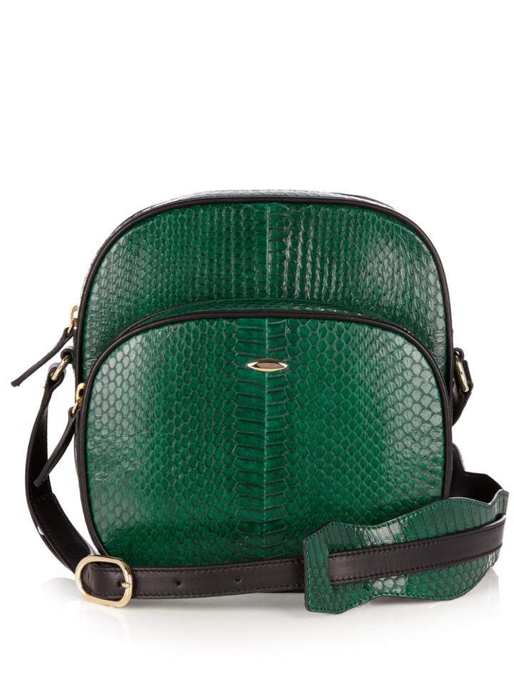 F.e.v. By Francesca E. Versace Bon Bon Snakeskin Cross-body Bag