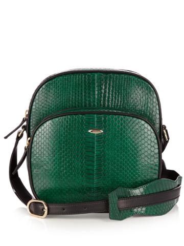 F.e.v. By Francesca E. Versace Bon Bon Snakeskin Cross-body Bag