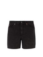Matchesfashion.com Gucci - Logo Patch Denim Shorts - Mens - Black