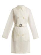 Prada Lace-trim Trenchcoat
