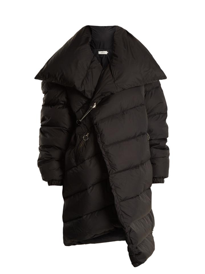 Marques Almeida Asymmetric Quilted Down Coat