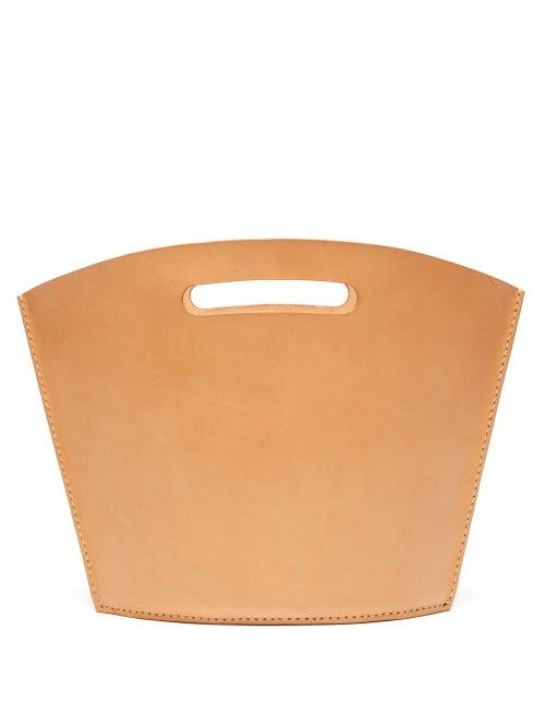 Matchesfashion.com Lauren Manoogian - Baby Barcelona Leather Tote Bag - Womens - Tan