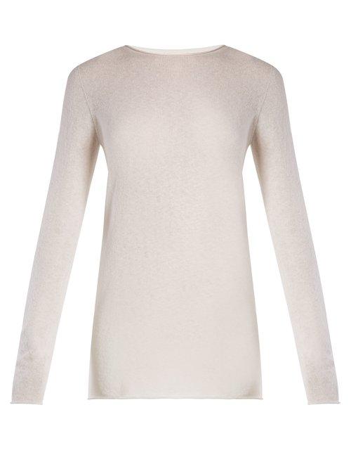 Matchesfashion.com The Row - Nolita Round Neck Sweater - Womens - Ivory