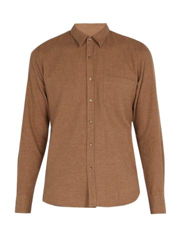 De Bonne Facture Essential Cotton-flannel Shirt