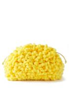 Bottega Veneta - Mini Pouch Chenille Clutch - Womens - Yellow