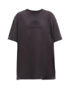 Matchesfashion.com Balenciaga - Bb Logo Applique Cotton T Shirt - Mens - Black