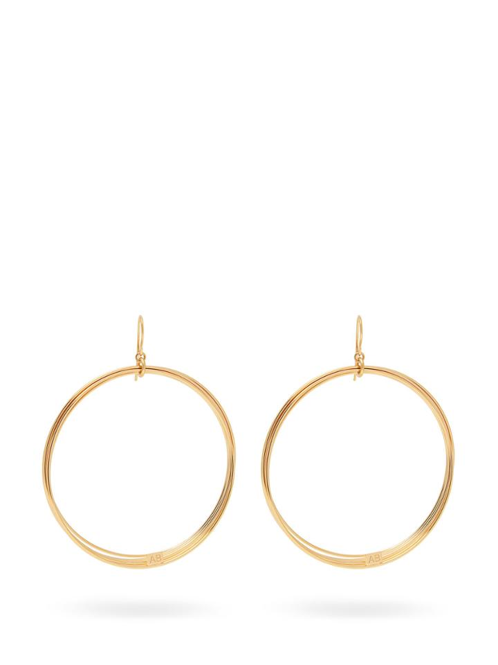 Aurélie Bidermann Thalia Gold-plated Multi Hoop Earrings