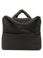 Matchesfashion.com Kassl Editions - Pop Oil Velvet Large Coated-canvas Tote Bag - Womens - Black