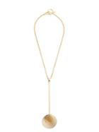 Jil Sander Double-disc Drop Necklace