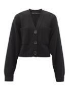 Matchesfashion.com Proenza Schouler - V-neck Cashmere-blend Cardigan - Womens - Black