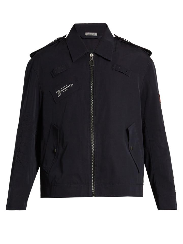 Lanvin Embroidered Faille Jacket