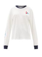 Matchesfashion.com Solid & Striped - X Re/done The Nantucket Flag Print Cotton T Shirt - Womens - Navy Stripe