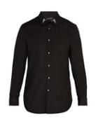 Matchesfashion.com Alexander Mcqueen - Dancing Skeleton Collar Shirt - Mens - Black