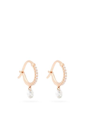 Matchesfashion.com Raphaele Canot - Set Free Diamond & 18kt Rose Gold Earrings - Womens - Rose Gold