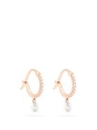 Matchesfashion.com Raphaele Canot - Set Free Diamond & 18kt Rose Gold Earrings - Womens - Rose Gold