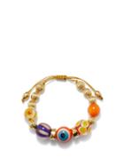Tohum - Evil Eye Glass & 24kt Gold-plated Bracelet - Womens - Multi